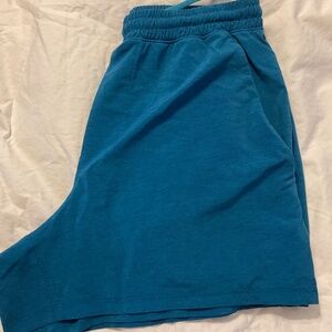 Lululemon Pace Breaker Medium Blue Shorts
